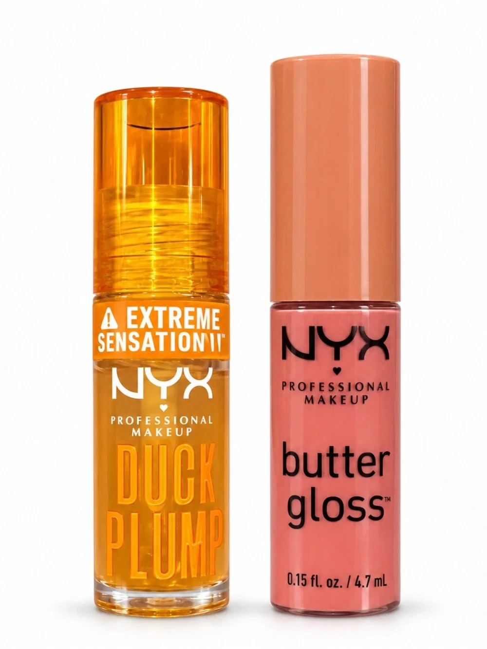 NYX Duck Plump Lip Plumping Gloss & Butter Gloss Mini Duo 2.7ml/4.7ml BRAND NEW